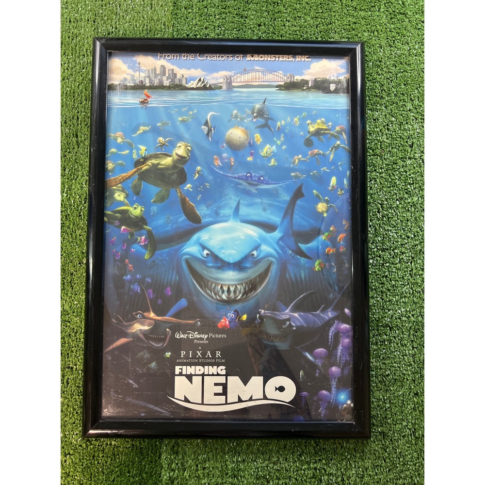 Finding Nemo Framed Movie Poster Art‎ Walt Disney Pixar Film Decor